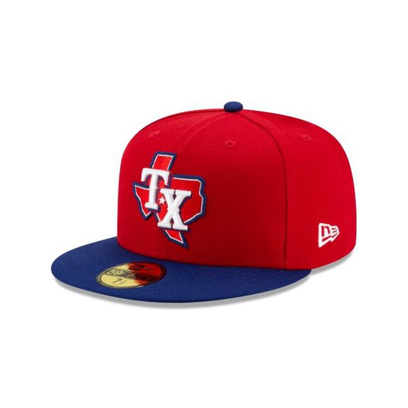 MLB Texas Rangers Authentic Collection Alt 3 59Fifty Fitted (CMC8536) - Red New Era Caps